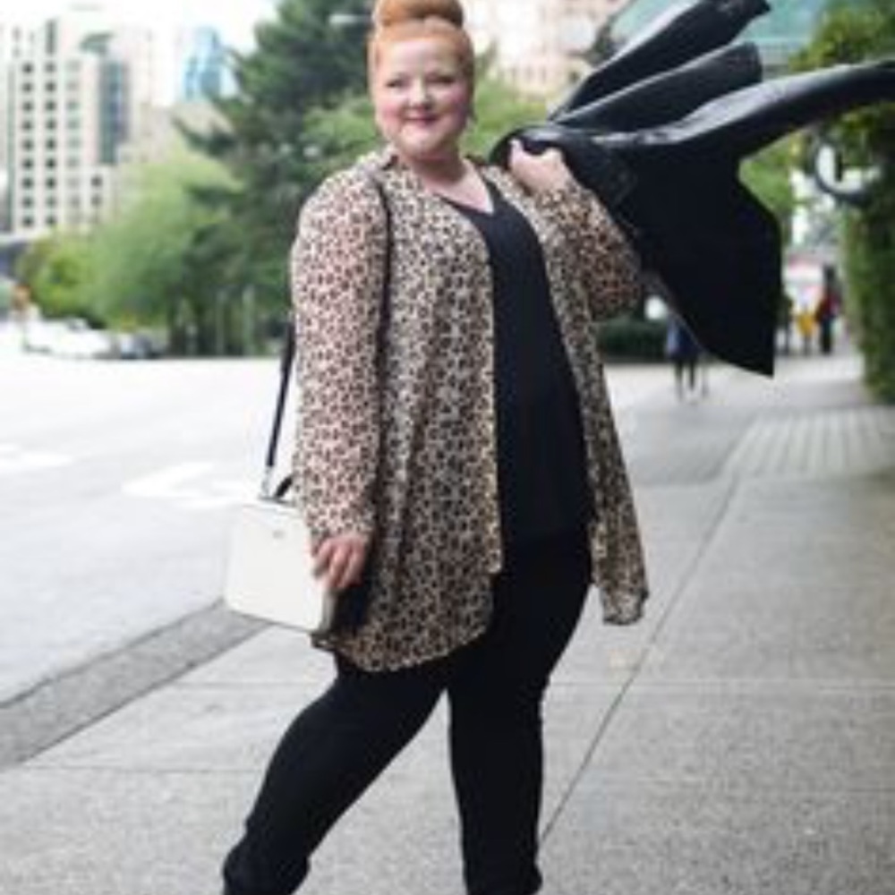 Boutique Plus NWT❗️Leopard Cardigan Coat